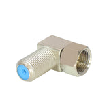 90° F-Type Male Plug to F-Type Female Jack 3GHz