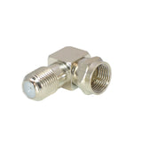 90° F-Type Male Plug to F-Type Female Jack 1GHz