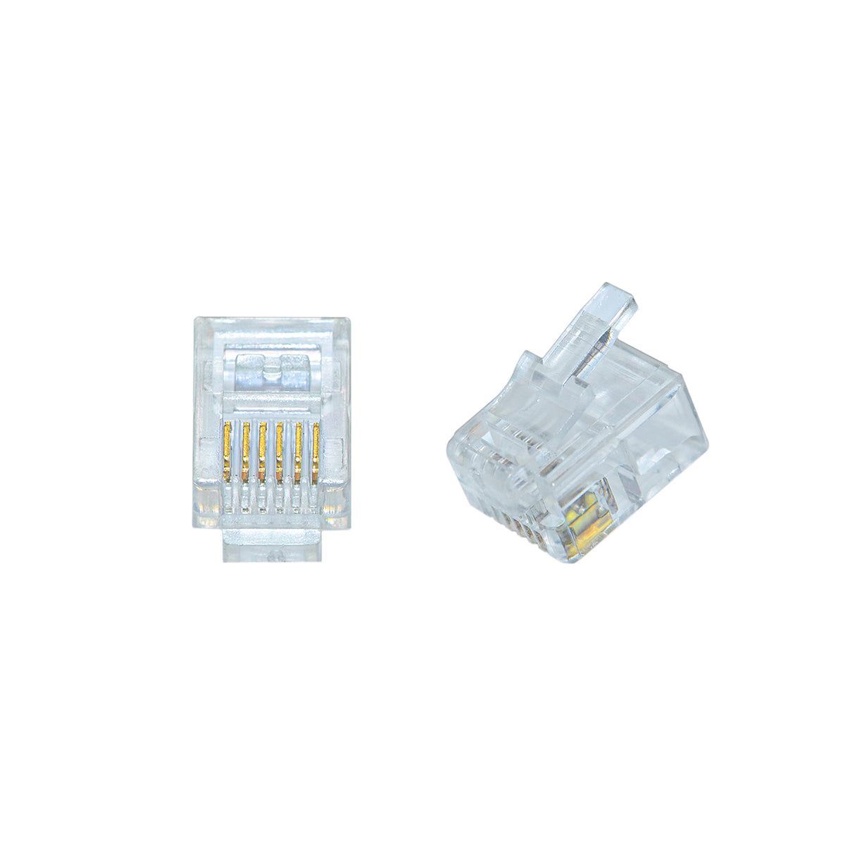 RJ-12, 6P6C Modular Plug for Flat Cable