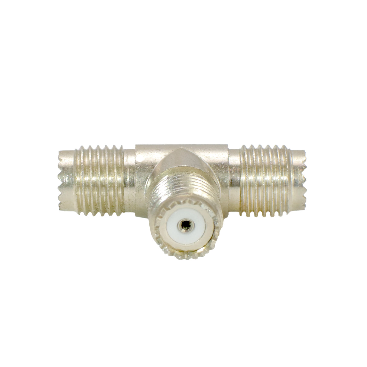 Mini UHF Female Jack to (2) Mini UHF Female Jack T Type