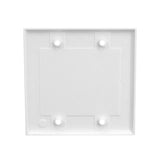 Double Gang Blank Faceplate