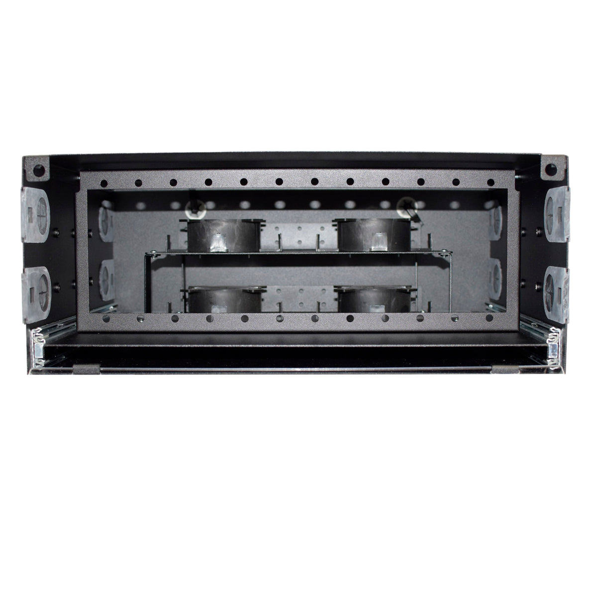 FIB-RM072LX 12 Panel 4RU Rackmount Fiber Distribution Enclosure Weltron ...