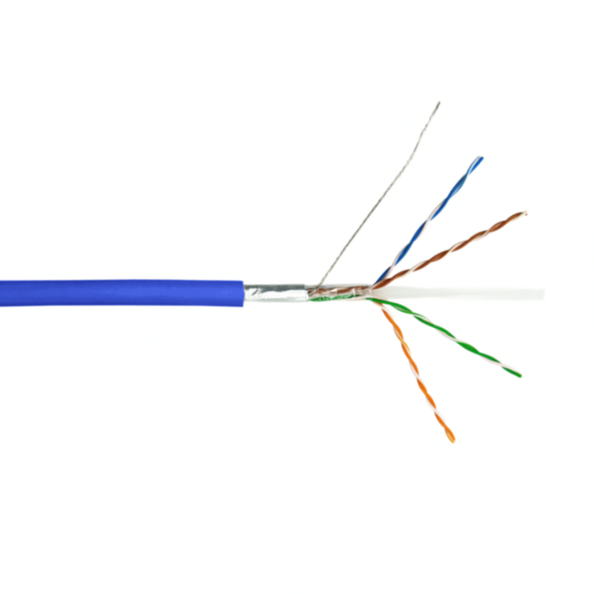 Category 6A 28AWG F/UTP Shielded Solid CM Bulk Wire